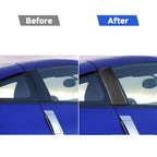 Car Carbon Fiber B-Pillar Decorative Sticker for Nissan 350Z 2003-2009, Left and Right Drive Universal, For Nissan 350Z 2003-2009