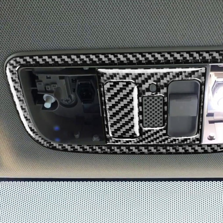 2 in 1 Car Carbon Ceiling Light Panel Decorative Sticker for Honda Civic 8th Generation 2006-2011, Left and Right Drive Universal, Ceiling Light Panel