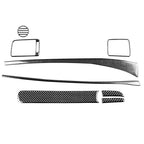 8 in 1 Car Carbon Fiber Front Passenger Seat Dashboard Decorative Sticker for Honda Civic 8th Generation 2006-2011, Right Drive, Front Passenger Seat Dashboard, Right Drive