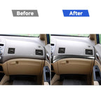 2 in 1 Car Carbon Fiber Front Passenger Seat Decorative Stripe for Honda Civic 8th Generation 2006-2011, Left Drive, Front Passenger Seat, Left Drive