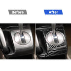 7 in 1 Car Carbon Fiber Manual Gear + Water Cup Holder Decorative Sticker for Honda Civic 8th Generation 2006-2011, Left Drive, Manual Gear + Water Cup Holder, Left Drive