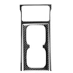 2 in 1 Car Carbon Fiber Water Cup Holder Panel Decorative Sticker for Honda Civic 8th Generation 2006-2011, Left and Right Drive Universal, Water Cup Holder Panel