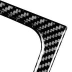 Car Carbon Fiber Water Cup Holder Decorative Sticker for Honda Civic 8th Generation 2006-2011, Left and Right Drive Universal, Water Cup Holder