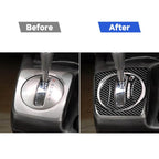 4 in 1 Car Carbon Fiber Automatic Gear Set Decorative Sticker for Honda Civic 8th Generation 2006-2011, Right Drive, Automatic Gear Set, Right Drive
