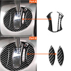 3 in 1 Car Carbon Fiber Automatic Gear Decorative Sticker for Honda Civic 8th Generation 2006-2011, Right Drive, Automatic Gear, Right Drive
