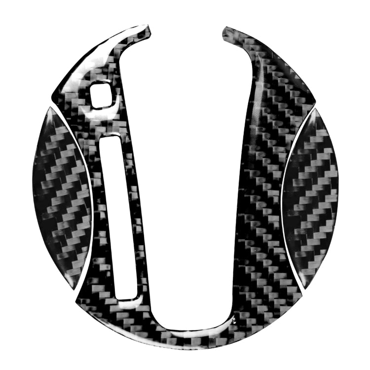 3 in 1 Car Carbon Fiber Automatic Gear Decorative Sticker for Honda Civic 8th Generation 2006-2011, Left Drive, Automatic Gear, Left Drive