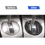 3 in 1 Car Carbon Fiber Automatic Gear Decorative Sticker for Honda Civic 8th Generation 2006-2011, Left Drive, Automatic Gear, Left Drive