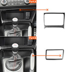 2 in 1 Car Carbon Fiber Storage Box Decorative Sticker for Honda Civic 8th Generation 2006-2011, Right Drive, Storage Box, Right Drive