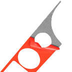 2 in 1 Car Carbon Fiber Air Conditioning Button Panel Decorative Sticker for Honda Civic 8th Generation 2006-2011, Left Drive, Air Conditioning Button Panel