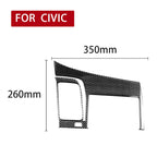Car Carbon Fiber Navigation Panel Decorative Sticker for Honda Civic 8th Generation 2006-2011, Left Drive, Navigation Panel, Left Drive