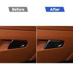 Car Carbon Fiber Passenger Seat Storage Decorative Sticker for Alfa Romeo Giulia 2017-2019, Right Drive, Passenger Seat Storage, Right Drive