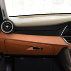 Car Carbon Fiber Dashboard Decorative Sticker for Alfa Romeo Giulia 2017-2019, Right Drive, Dashboard, Right Drive