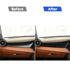 Car Carbon Fiber Dashboard Decorative Sticker for Alfa Romeo Giulia 2017-2019, Right Drive, Dashboard, Right Drive