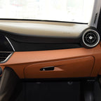 Car Carbon Fiber Dashboard Decorative Sticker for Alfa Romeo Giulia 2017-2019, Left Drive, Dashboard, Left Drive