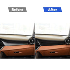 Car Carbon Fiber Dashboard Decorative Sticker for Alfa Romeo Giulia 2017-2019, Left Drive, Dashboard, Left Drive