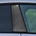 2 in 1 Car Carbon Fiber B-pillar Decorative Sticker for Mercedes-Benz CLA W117 2013-2019, Left and Right Drive Universal, B-pillar