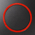 Car Carbon Fiber Steering Wheel Circle Decorative Sticker for Mazda 3 Axela / ATENZA / CX-4 / CX-5 2017-2018, Left and Right Drive Universal, Steering Wheel Circle