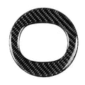 Car Carbon Fiber Steering Wheel Circle Decorative Sticker for Mazda CX-5 2017-2018, Left and Right Drive Universal, Steering Wheel Circle for CX-5