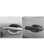 One Set Car Carbon Fiber Outside Door Handle without Smart Hole Decorative Sticker for Mazda CX-5 2017-2018, Right Drive, Outside Door Handle without Smart Hole, Right Drive