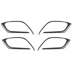 Car Carbon Fiber Inner Door Handle Decorative Sticker for Mazda CX-5 2017-2018, Left and Right Drive Universal, Inner Door Handle