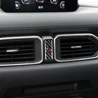 Car Carbon Fiber Warning Light Decorative Sticker for Mazda CX-5 2017-2018, Left and Right Drive Universal, Warning Light