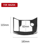 Car Carbon Fiber Electronic Handbrake Panel Decorative Sticker for Mazda CX-5 2017-2018, Left Drive, Electronic Handbrake Panel, Left Drive
