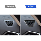 Car Carbon Fiber Instrument Air Outlet Decorative Sticker for BMW 3 Series G20/G28/325Li/330d/335 2019-2020, Right Drive, Instrument Air Outlet