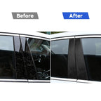 Car Carbon Fiber B Pillar Decorative Sticker for BMW 3 Series G20/G28/325Li/330d/335 2019-2020, Left and Right Drive Universal, B Pillar