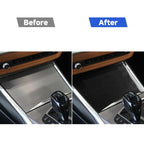 2 in 1 Car Carbon Fiber Water Cup Cover Decorative Sticker for BMW 3 Series G20/G28/325Li/330d/335 2019-2020, Left Drive, Water Cup Cover, Left Drive