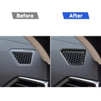 Car Carbon Fiber Instrument Air Outlet Decorative Sticker for BMW 3 Series G20/G28/325Li/330d/335 2019-2020, Left Drive, Instrument Air Outlet, Left Drive