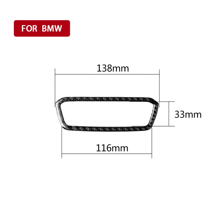 Car Carbon Fiber Headlight Adjustment Frame Decorative Sticker for BMW 3 Series G20/G28/325Li/330d/335 2019-2020, Left and Right Drive Universal, Headlight Adjustment Frame