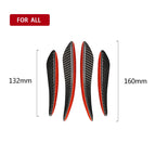 Universal Car Carbon Fiber Wind Knife Decorative Sticker, Left and Right Drive Universal, Wind Knife
