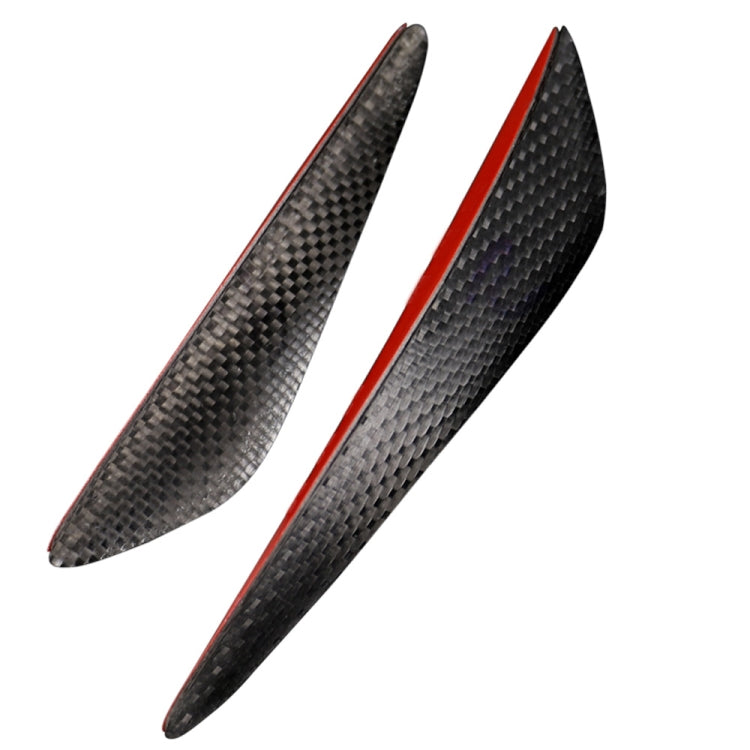 Universal Car Carbon Fiber Wind Knife Decorative Sticker, Left and Right Drive Universal, Wind Knife