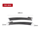 Car Carbon Fiber Rearview Mirror Anti-collision Strip A for Mercedes-Benz A/B/C/E Class/GLK/GLE/GLS/GLA/CLA, Left and Right Drive Universal, Rearview Mirror Anti-collision Strip A