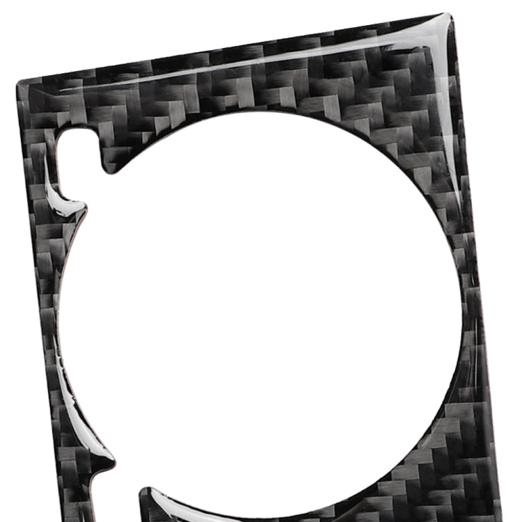 Car Carbon Fiber Clock Decorative Sticker for Lexus RX300 / 270 / 200T / 450h 2016-2019, Left and Right Drive Universal, Clock