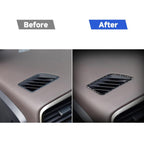 Car Carbon Fiber Dashboard Air Outlet Decorative Sticker for Lexus RX300 / 270 / 200T / 450h 2016-2019, Left and Right Drive Universal, Dashboard Air Outlet