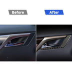 Car Carbon Fiber Front Door Handle A Decorative Sticker for Lexus RX300 / 270 / 200T / 450h 2016-2019, Left Drive, Front Door Handle A, Left Drive