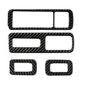 Car Carbon Fiber Window Glass Lift Decorative Sticker for Lexus RX300 / 270 / 200T / 450h 2016-2019, Left Drive, Window Glass Lift, Left Drive