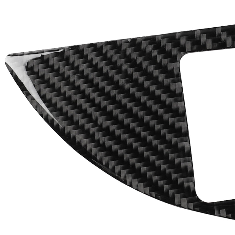 Car Carbon Fiber Water Cup Holder Panel Decorative Sticker for Lexus RX300 / 270 / 200T / 450h 2016-2019, Right Drive, Water Cup Holder Panel
