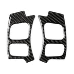 Car Carbon Fiber Steering Wheel Button Decorative Sticker for Lexus NX200 / 200t / 300h 2014-2021, Left and Right Drive Universal, Steering Wheel Button