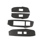 Car Carbon Fiber Window Glass Lift Decorative Sticker for Lexus NX200 / 200t / 300h 2014-2021, Left Drive, Window Glass Lift, Left Drive