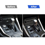 Car Carbon Fiber Gearshift Panel A Decorative Sticker for Lexus NX200 / 200t / 300h 2014-2021, Left Drive, Gearshift Panel A, Left Drive
