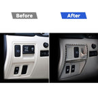 Car Carbon Fiber Trunk Switch Decorative Sticker for Lexus IS250 300 350C 2006-2012, Left and Right Drive Universal, Trunk Switch