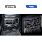 Car Carbon Fiber Rear Air Outlet Decorative Sticker for Lexus IS250 300 350C 2006-2012, Left and Right Drive Universal, Rear Air Outlet
