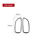 Car Carbon Fiber Front Door Handle Decorative Sticker for Lexus IS250 300 350C 2006-2012, Left and Right Drive Universal, Front Door Handle