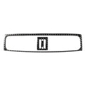 Car Carbon Fiber Middle Air Outlet Decorative Sticker for Lexus IS250 300 350C 2006-2012, Left and Right Drive Universal, Middle Air Outlet