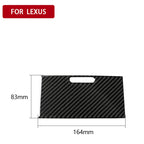 Car Carbon Fiber Cigarette Lighter Panel Decorative Sticker for Lexus IS250 300 350C 2006-2012, Left and Right Drive Universal, Cigarette Lighter Panel