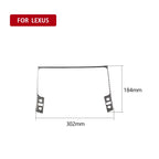 Car Carbon Fiber Navigation Panel B Decorative Sticker for Lexus IS250 300 350C 2006-2012, Left and Right Drive Universal, Navigation Panel B