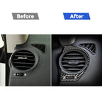 Car Carbon Fiber Small Left and Right Air Outlet Decorative Sticker for Lexus IS250 300 350C 2006-2012, Right Drive, Small Left and Right Air Outlet, Right Drive
