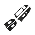 Car Carbon Fiber Window Glass Lift Decorative Sticker for Lexus IS250 300 350C 2006-2012, Left Drive, Window Glass Lift, Left Drive